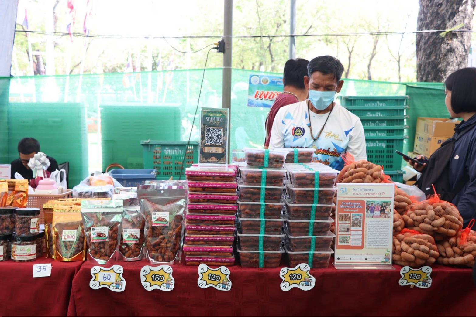 title - รัฐมนตรีว่าการกระทรวงเกษตรและสหกรณ์ พร้อมด้วยคณะผู้บริหาร ส.ป.ก. เข้าเยี่ยมชมโซนกิจกรรมฝึกอาชีพ Workshop งานศิลปหัตถกรรม (ศพส.) กิจกรรมจัดขึ้นภายใต้งาน วันคล้ายวันสถาปนาครบรอบ 51 ปี ส.ป.ก. ณ สำนักงานการปฏิรูปที่ดินเพื่อเกษตรกรรม